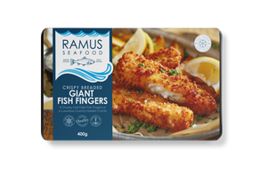 Ramus Frozen Breaded Fish Fingers 350G (Single)