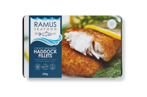 Ramus Frozen Breaded Haddock Fillets 230G (Single)