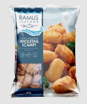 Ramus Frozen Breaded Scampi 200G (Single)