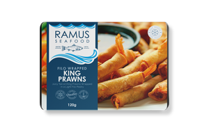 Ramus Frozen Filo Wrapped King Prawns 100G (Single)