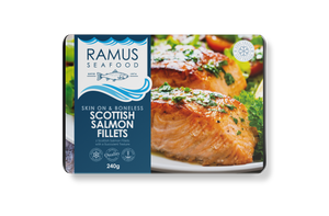 Ramus Frozen Scottish Salmon Fillets 240G (Single)